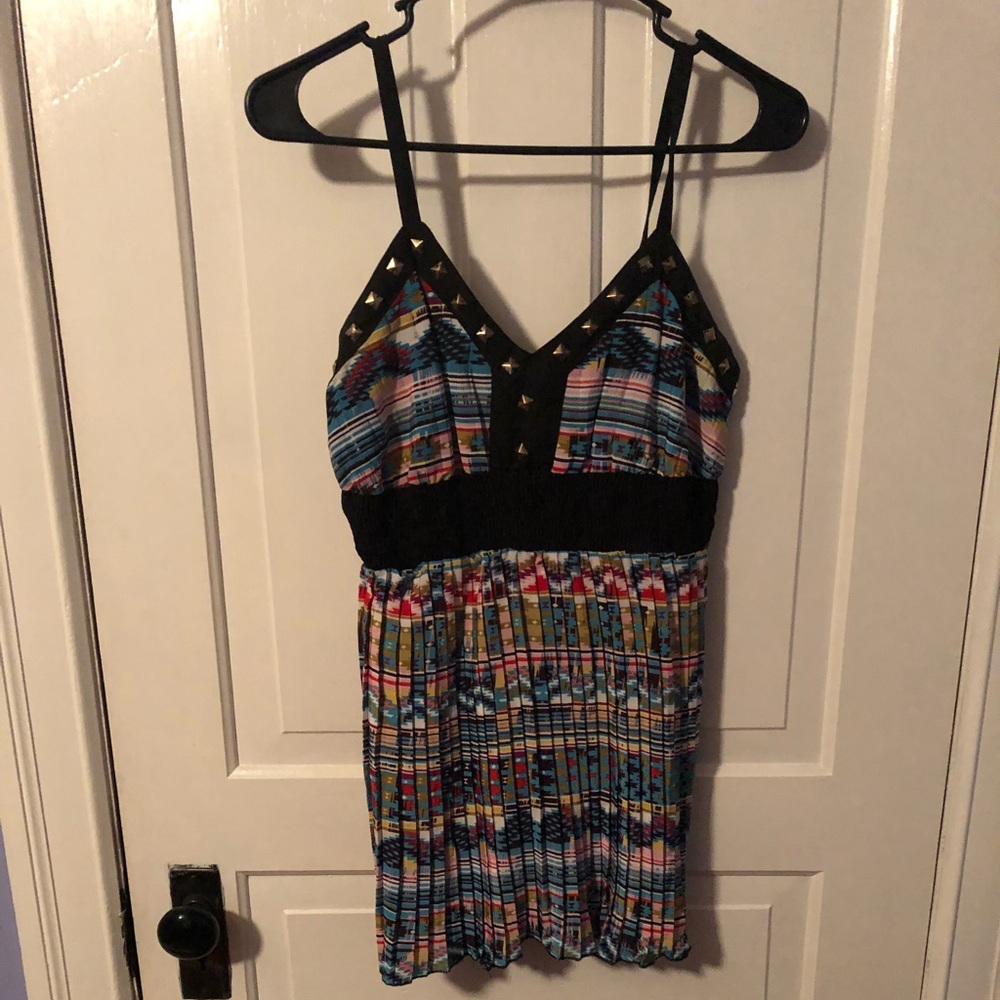 Angie Studded Multicolored Top